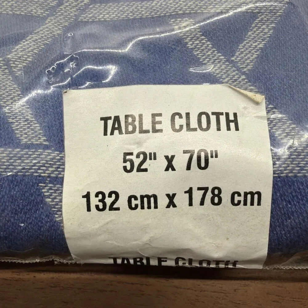 Holiday park manor table cloth hannukah- 52”x70”-Brand New